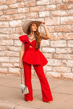 Load image into Gallery viewer, The Roxton Jumpsuit in Red
