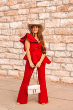 Load image into Gallery viewer, The Roxton Jumpsuit in Red
