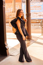 Load image into Gallery viewer, The Roxton Jumpsuit in Black
