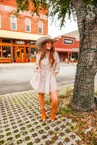 The Yareli Shirt Dress