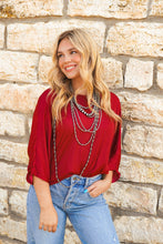Load image into Gallery viewer, The Gemma Lou Top in Wine
