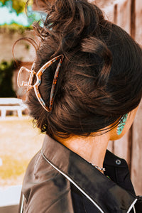 The Golden Half Moon Claw Clip