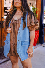 Load image into Gallery viewer, The Bayker Romper in Toffee
