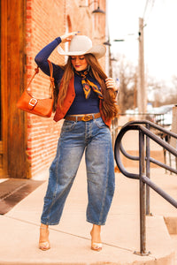 The Tecova Barrel Jeans