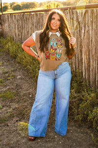 The Vintage Butterfly Muscle Tank