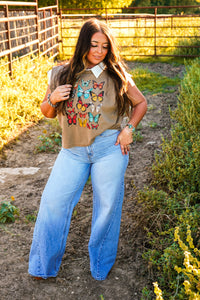 The Vintage Butterfly Muscle Tank