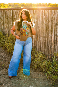 The Vintage Butterfly Muscle Tank
