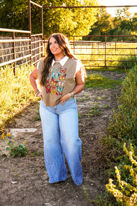 The Vintage Butterfly Muscle Tank