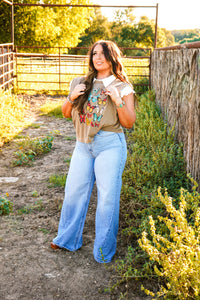 The Vintage Butterfly Muscle Tank