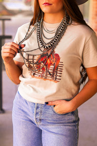 The Fence Bronc Tee