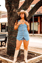 Load image into Gallery viewer, The Slater Romper in Denim
