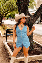 Load image into Gallery viewer, The Slater Romper in Denim
