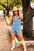 Load image into Gallery viewer, The Slater Romper in Denim
