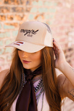 Load image into Gallery viewer, The Cowgirl Embroidered Trucker Hat
