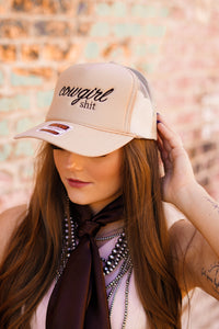 The Cowgirl Embroidered Trucker Hat