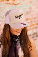 Load image into Gallery viewer, The Cowgirl Embroidered Trucker Hat
