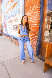 The Maybree Denim Vest