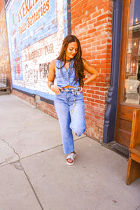 The Maybree Denim Vest