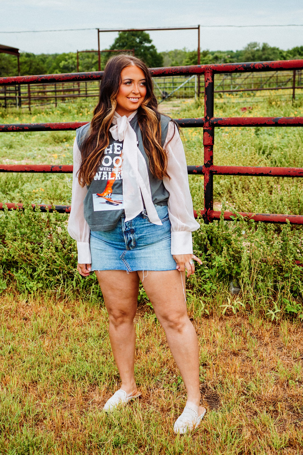 The Nalley Denim Skirt