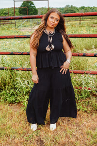 The Summer Sweetheart Set in Black