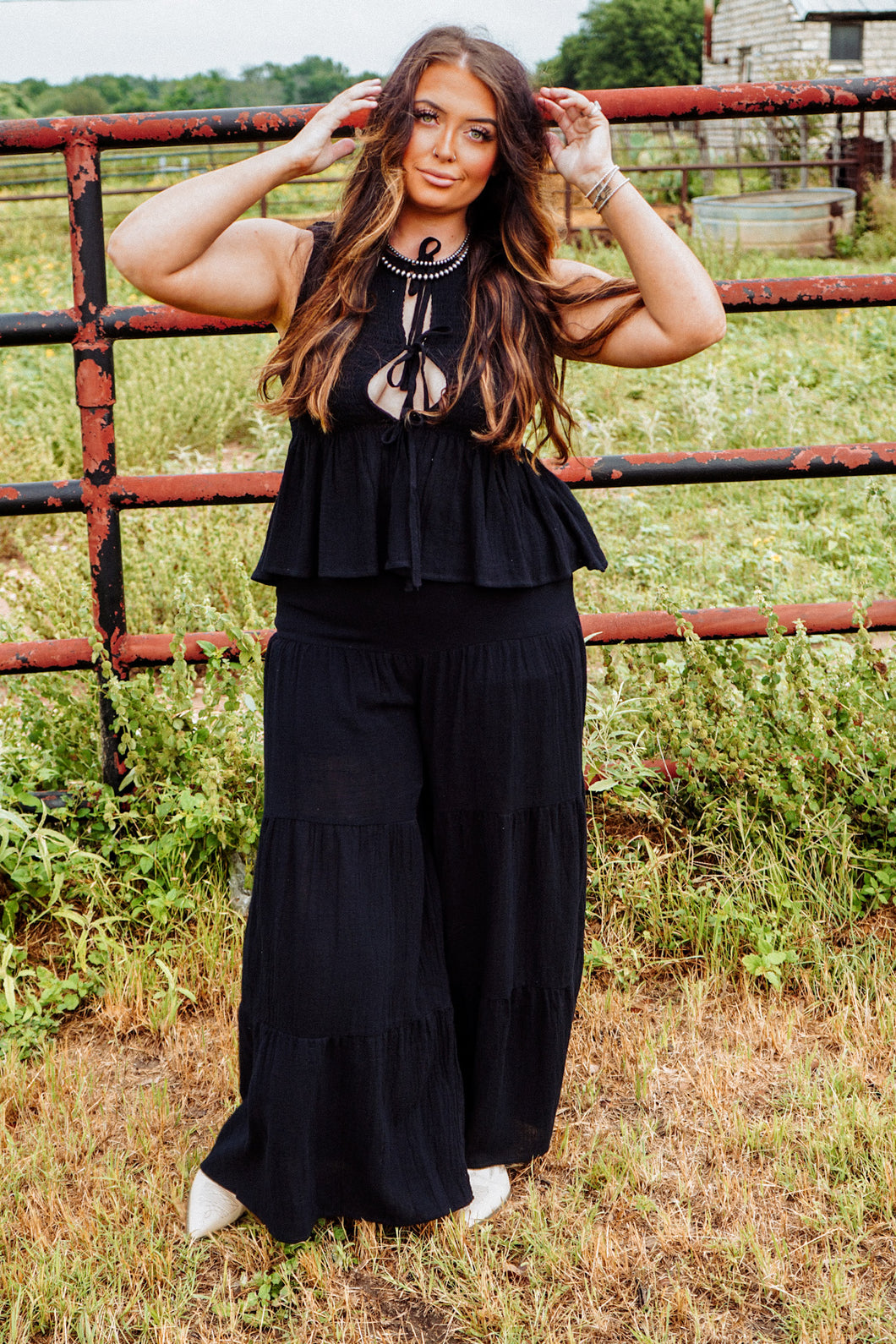 The Summer Sweetheart Set in Black