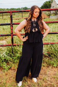 The Summer Sweetheart Set in Black