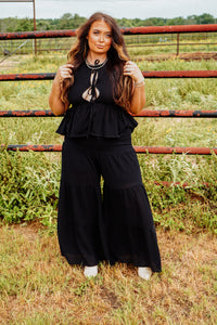 The Summer Sweetheart Set in Black