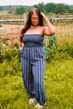 Load image into Gallery viewer, The Caston Striped Jumpsuit
