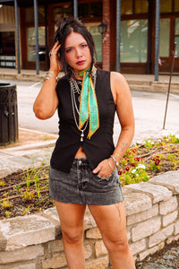 The Nero Top in Black