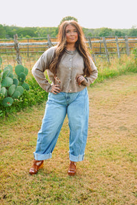 The High Horse Cardigan in Brown