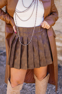 The Calliope Leather Skirt