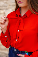 Load image into Gallery viewer, The Gringa Tie Top in Red
