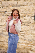 Load image into Gallery viewer, The Macie Puffer Vest in Pink
