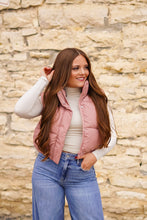 Load image into Gallery viewer, The Macie Puffer Vest in Pink
