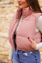 Load image into Gallery viewer, The Macie Puffer Vest in Pink
