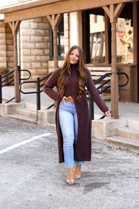 The Bellini Sweater Tunic in Brown