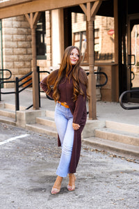 The Bellini Sweater Tunic in Brown