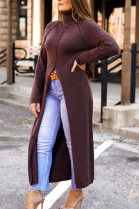 The Bellini Sweater Tunic in Brown