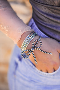 Navajo Pearl Bow Bracelet