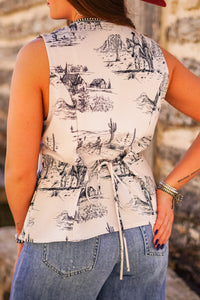 The Western Scene Vest