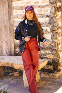 The Sitton Faux Leather Pants