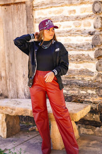 The Sitton Faux Leather Pants