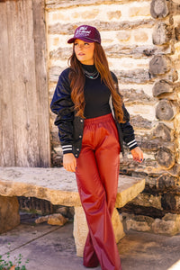 The Sitton Faux Leather Pants