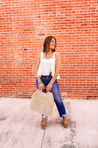 The Georgette Top in Ivory