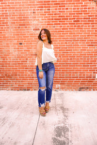 The Georgette Top in Ivory