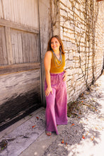 Load image into Gallery viewer, The Robin Wide Leg Pants in Mauve
