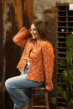 Load image into Gallery viewer, The Ditzy Floral Quilt Tie Jacket
