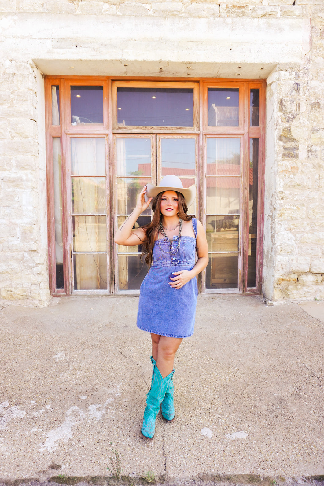 The Denim Cowgal Dress