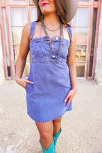 Load image into Gallery viewer, The Denim Cowgal Dress
