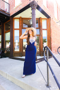 The Shahan Denim Maxi Dress